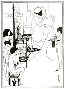 Die Toilette der Salome, ca. 1894 von Aubrey Beardsley