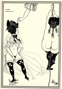 Zwei athenische Frauen in Not. Illustration für Die Lysistrata von Aristophanes, 1896