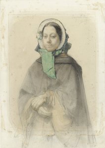 Porträt von Theresia A. A. Allebé von August Allebe