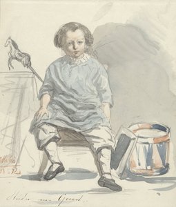 Studie nach Gerard von August Allebe