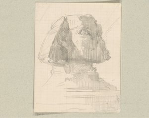 Studie einer Sphinx