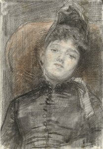 Das beschwipste Modell von August Allebe