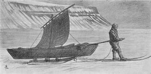 Eine Segelfahrt mit Schlitten. Südlich von Kap Richthofen. 6. Juni, 1896, 1897
