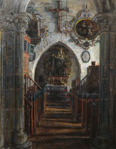 Innenraum, Dale Kirche, Luster von August Eiebakke