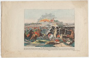 Die Schlacht von Eckau am 19. Juli 1812