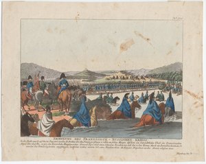 Der Beginn der französischen Invasion in Russland von August Friedrich Andreas Campe
