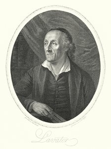 Johann Kaspar Lavater, Schweizer Theologe, Autor und Physiognom (Gravur) von August Friedrich Oelenhainz