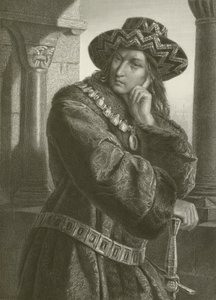 Karl VII (Gravur) von August Friedrich Pecht