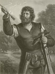 Wilhelm Tell (Gravur) von August Friedrich Pecht