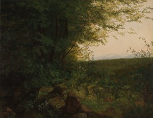 Am Waldrand, ca. 1820 von August Heinrich