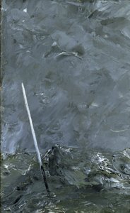 Stürmische See Boje ohne Topzeichen, 1892 von August Johan Strindberg