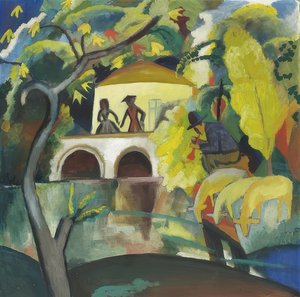 Rokoko. 1912 von August Macke