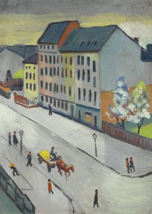 Unsere Straße in Grau