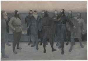 Illustration für Njals Saga