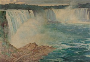 Niagarafälle, um 1906-1909 von August Satra