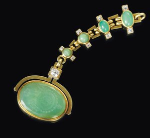 Juwelen-Drehstempel von Faberge, ca. 1890