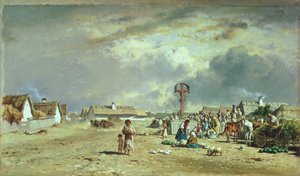 Der Markt in Szolnok, Ungarn