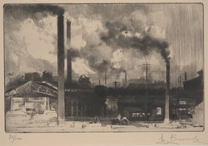 In den Creusot-Werken - die Stahlwerke