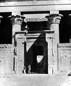 Tempel Edfu, Ägypten, 1893