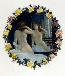 Illustration von Auguste François Gorguet (1862 - 1927) für ""Le Lys rouge"" von Anatole France (1844 - 1924). 1894.