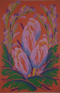 Florales Designmotiv aus 