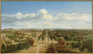 Blick auf Paris vom Triumphbogen
