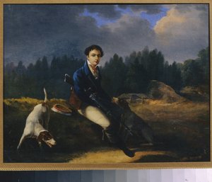 Porträt von Nikita Vsevolzhsky, Gründer der Gesellschaft der Grünen Lampe von Auguste Joseph Desarnod