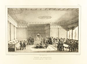 Unterzeichnung des Vertrags von Adrianopel im alten Palast von Edirne, 1834