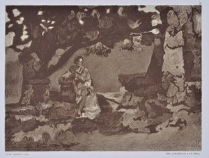 Die Frau am Brunnen von Auguste Lauzet