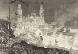14. Juli. Beleuchtung des Palais du Trocadéro, 1883