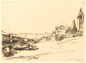 Angers - Das Haus des Königs von Polen von Auguste Lepere