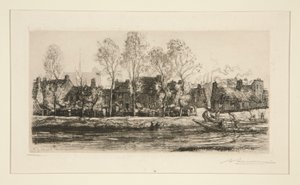 Ufer der Somme bei Amiens