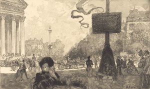 Ecke der Rue Royale, 1890