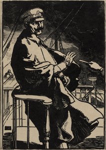 Kaiser Wilhelm auf seiner Yacht