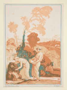 La Musique et la Poésie secourant les artistes (Musik und Poesie geben Künstlern Beistand)