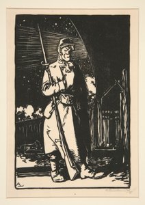 Le G. V. C. (Gardes des voies de communications), aus La Guerre de 1914, erste Serie, Nr. 9 von Auguste Lepere