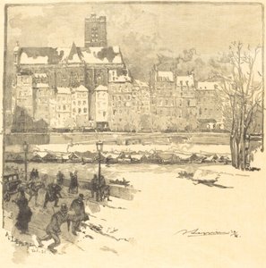 Kai des Hôtel de Ville von Auguste Lepere