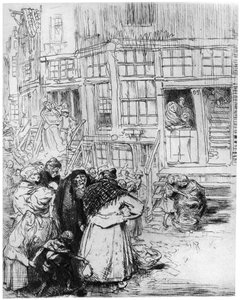 Jüdisches Viertel in Amsterdam, ca. 1870-1910