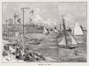 Regatta in Nizza von Auguste Lepere