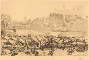 Der große Apfelmarkt von Auguste Lepere