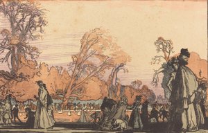 Der Teich in den Tuilerien, 1898