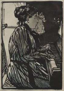Studie zu vier Händen von Auguste Louis Lepère