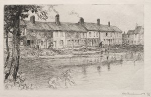 Der Teich der Wiese, Crèvecœur von Auguste Louis Lepère
