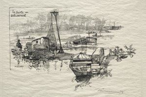 Le Point de Billancourt von Auguste Louis Lepère