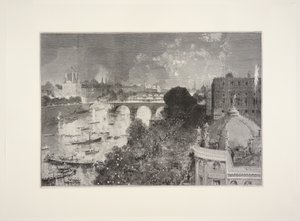 Wassersportfest auf der Seine, 14. Juli von Auguste Louis Lepère