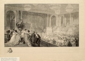 Fest in den Tuilerien anlässlich der Ausstellung von 1867 von Auguste Louis Lepère