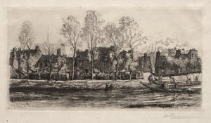 Amiens, die Ufer der Somme