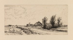 Auguste Lepère: Der kleine Kuhhirte