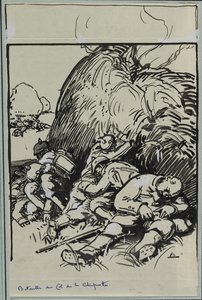 Schlacht am Col de la Chiprotte, 1914 von Auguste Louis Lepère
