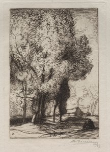 Bourrine dans les Peupliers, 1911